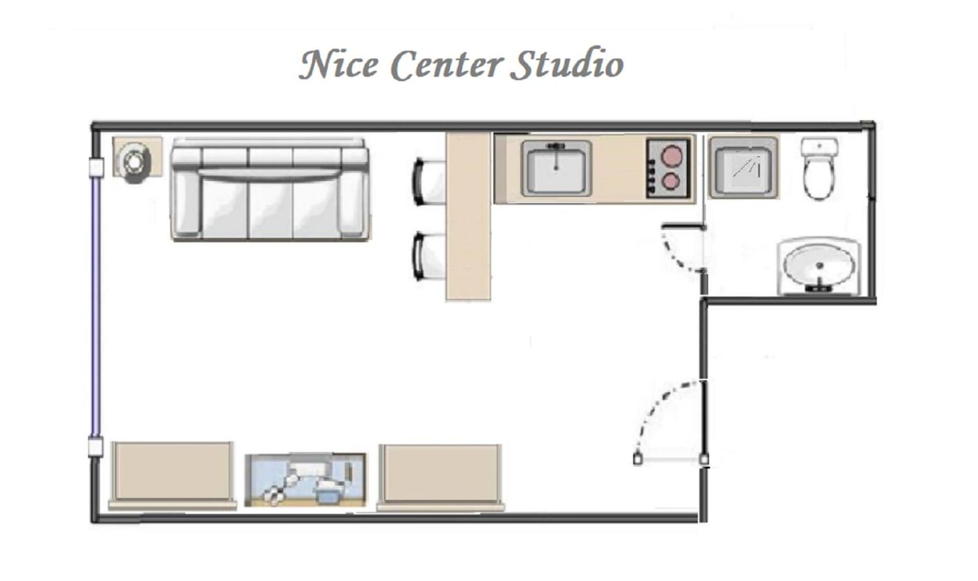 Nice Centre Flat - Modern, Quiet And Brand New Rom bilde
