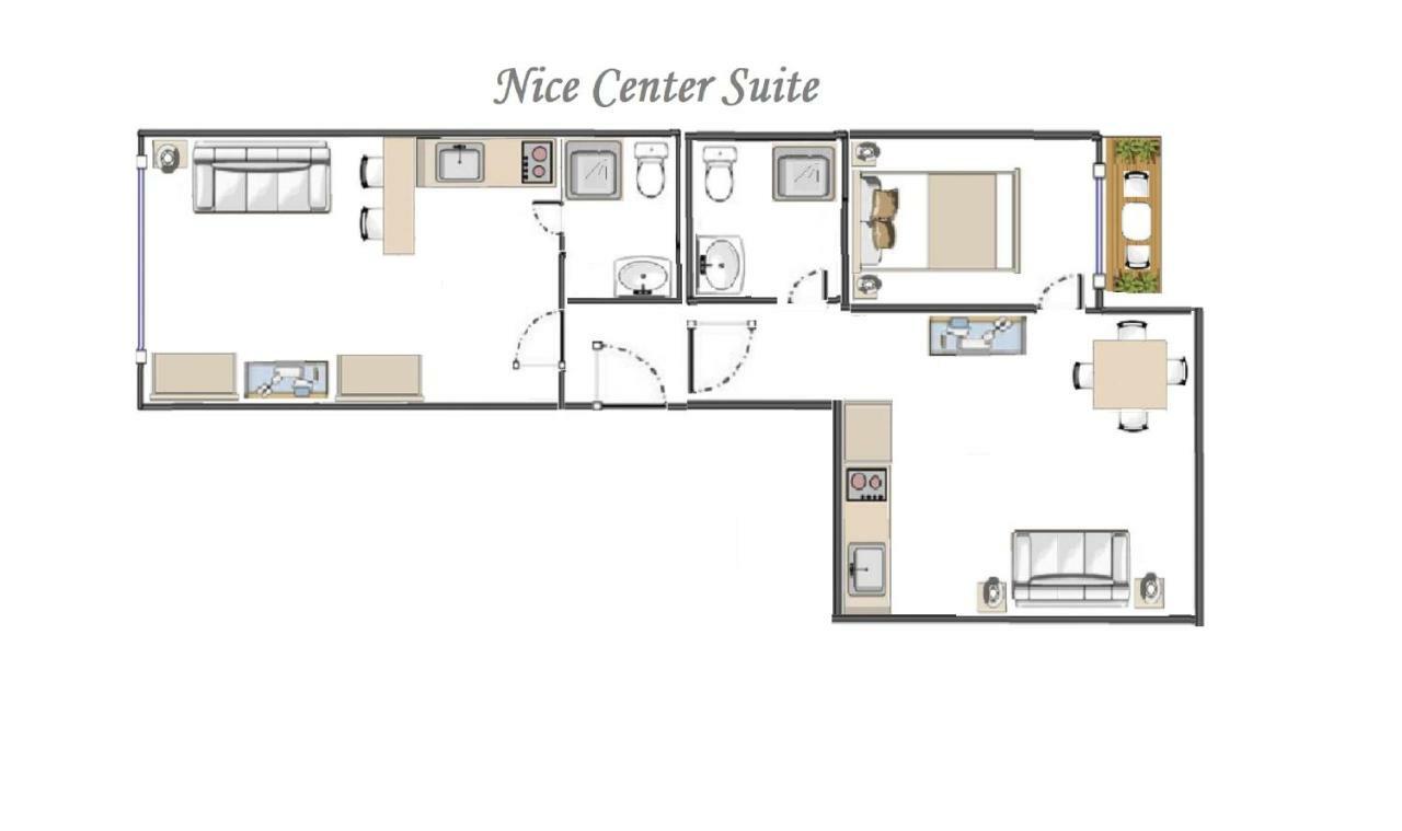 Nice Centre Flat - Modern, Quiet And Brand New Eksteriør bilde